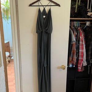 M Domino Misa Los Angeles Maxi Dress in Olive